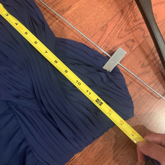 Ralph Lauren navy blue bridesmaid dress size 4P - Picture 3 of 6